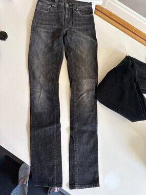Nudie Jeans High Kai Skinny Jeans Org. Ogatan Wash Size 26x32 High Rise Stretch